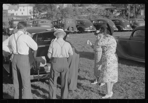 Untitled photo, possibly related to: Having a beer at the "World's Fair" in Tunbridge, Vermont