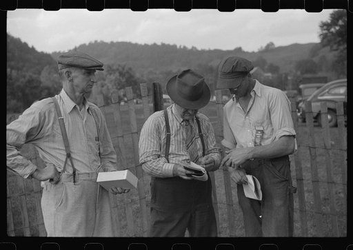 Judges at the horse show at the "World's Fair" in Tunbridge, Vermont