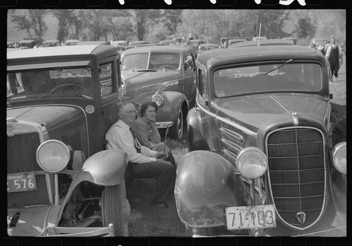 Untitled photo, possibly related to: Resting at the "World's Fair" in Tunbridge, Vermont