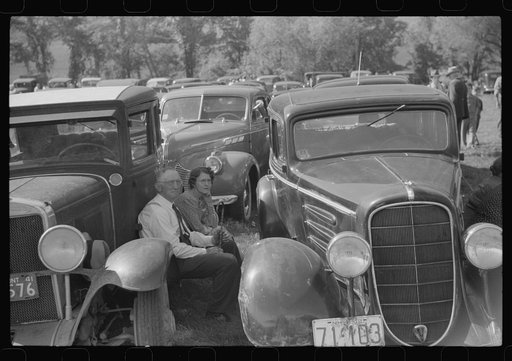 Resting at the "World's Fair" in Tunbridge, Vermont
