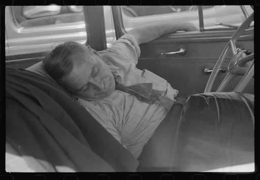 Resting at the "World's Fair" in Tunbridge, Vermont