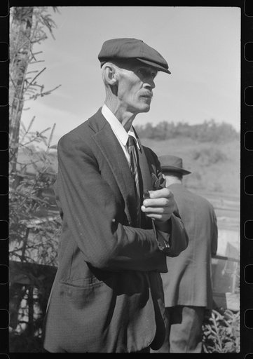 Spectator at the "World's Fair" in Tunbridge, Vermont