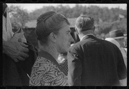 Untitled photo, possibly related to: Spectator at the "World's Fair" in Tunbridge, Vermont