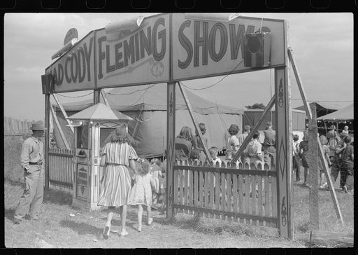Entrance to the Greene County fair in Greensboro, Georgia
