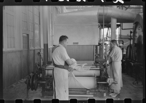 At the Mary-Leila cotton mill in Greensboro, Georgia