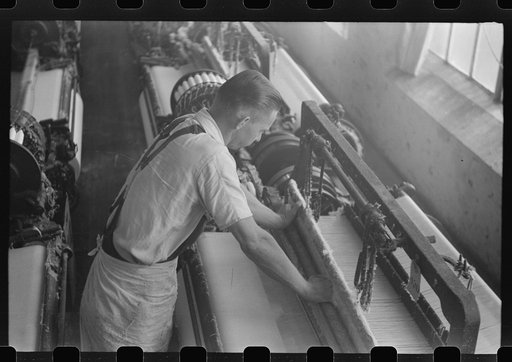 At the Mary-Leila cotton mill in Greensboro, Georgia