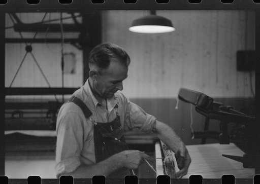 Untitled photo, possibly related to: At the Mary-Leila cotton mill in Greensboro, Georgia