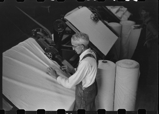 Untitled photo, possibly related to: At the Mary-Leila cotton mill in Greensboro, Georgia