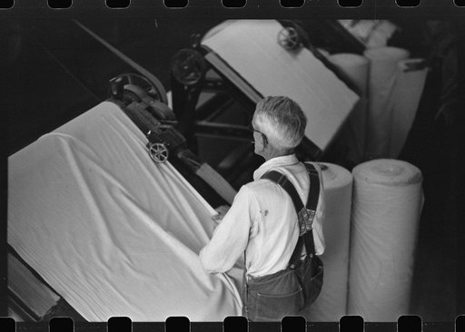 Untitled photo, possibly related to: At the Mary-Leila cotton mill in Greensboro, Georgia