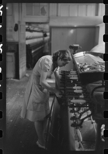 At the Mary-Leila cotton mill in Greensboro, Georgia