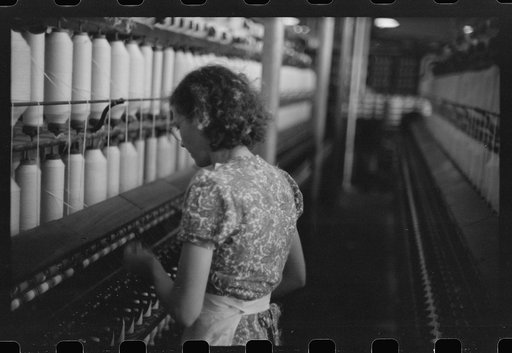 At the Mary-Leila cotton mill in Greensboro, Georgia