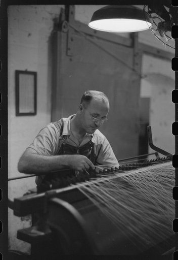 Untitled photo, possibly related to: At the Mary-Leila cotton mill in Greensboro, Georgia