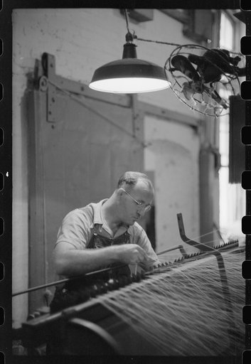 Untitled photo, possibly related to: At the Mary-Leila cotton mill in Greensboro, Georgia