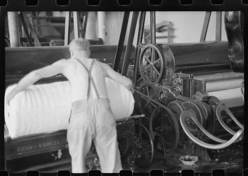 Untitled photo, possibly related to: At the Mary-Leila cotton mill in Greensboro, Georgia