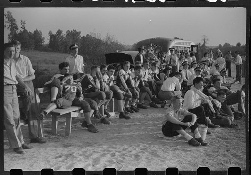 Untitled photo, possibly related to: Greensboro, Greene County, Georgia. Football game