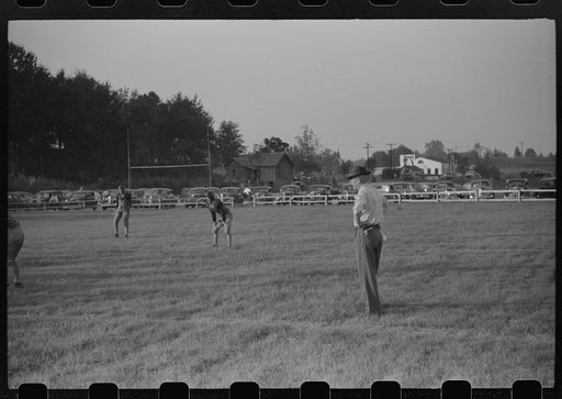 Untitled photo, possibly related to: Greensboro, Greene County, Georgia. Football game