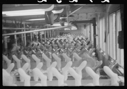 Untitled photo, possibly related to: Union Point, Greene County, Georgia. Union Point hosiery mill