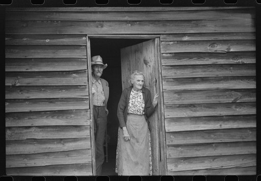 Untitled photo, possibly related to: Greene County, Georgia. Old couple who receive old-age pension assistance