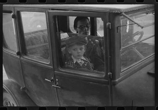 Untitled photo, possibly related to: Greene County, Georgia. Farmer and his family