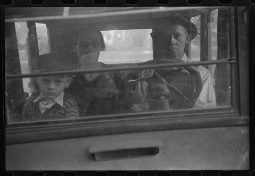 Greene County, Georgia. Farmer and his family