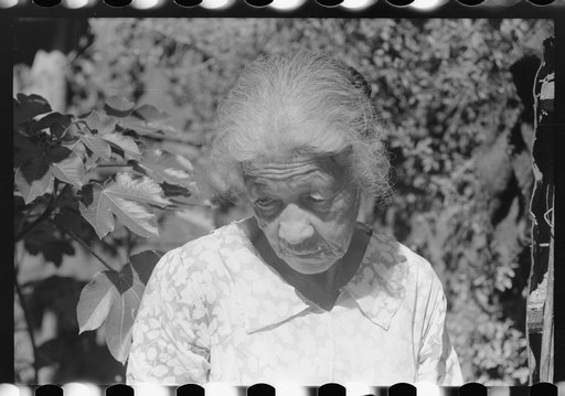 Old woman in the slums of Ponce, Puerto Rico