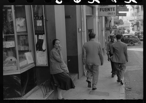 Untitled photo, possibly related to: Woman who asks for alms in the streets of San Juan, Puerto Rico