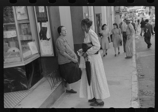 Untitled photo, possibly related to: Woman who asks for alms in the streets of San Juan, Puerto Rico