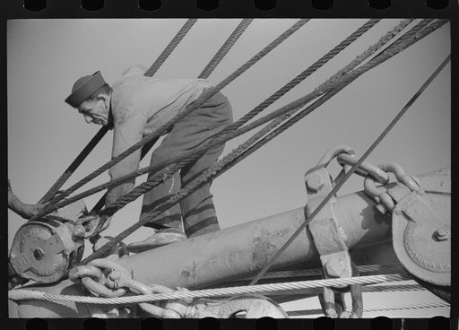 Aboard the S.S. Coamo at sea two days out of New York