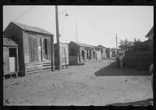 Untitled photo, possibly related to: Street in slum area known as "El Machuelitto," in Ponce, Puerto Rico