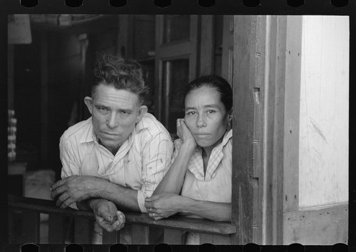 Untitled photo, possibly related to: Storekeeper and his wife in the slum area known as "El Machuelitto" in Ponce, Puerto Rico