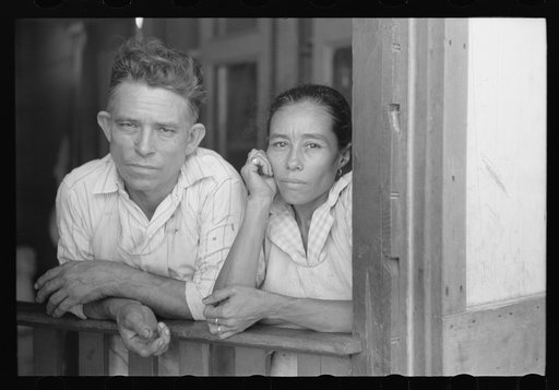 Storekeeper and his wife in the slum area known as "El Machuelitto" in Ponce, Puerto Rico