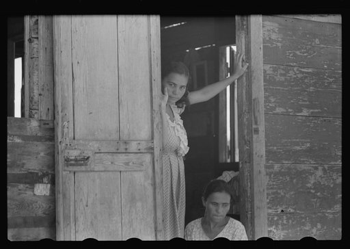 In slum area in Ponce, Puerto Rico