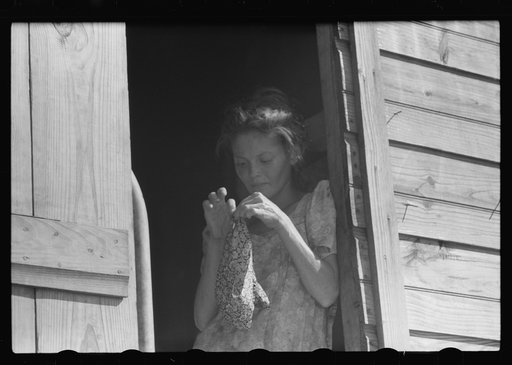 Ponce, Puerto Rico. Resident of a slum area