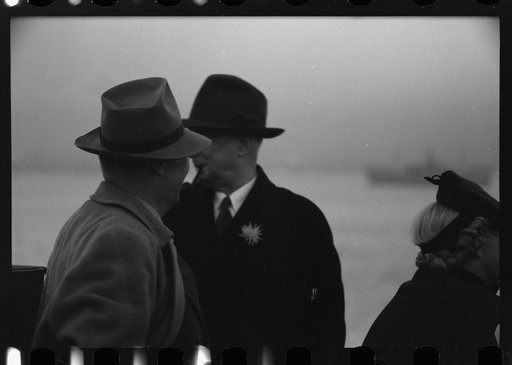 Untitled photo, possibly related to: Aboard the S.S. Coamo in New York Harbor