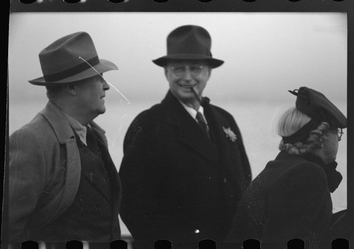 Untitled photo, possibly related to: Aboard the S.S. Coamo in New York Harbor