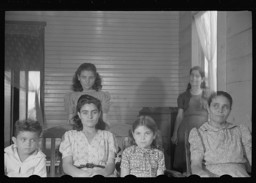 Untitled photo, possibly related to: Family of a tenant purchase FSA (Farm Security Administration) borrower near Barranquitas, Puerto Rico