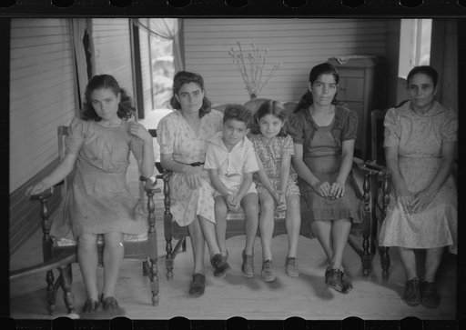 Untitled photo, possibly related to: Family of a tenant purchase FSA (Farm Security Administration) borrower near Barranquitas, Puerto Rico