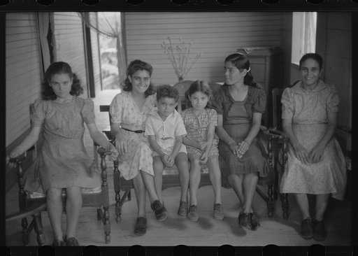 Family of a tenant purchase FSA (Farm Security Administration) borrower near Barranquitas, Puerto Rico