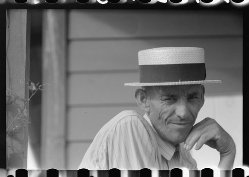 Untitled photo, possibly related to: One of the farmers at the celebration of tenant purchase FSA (Farm Security Administration) borrowers and farm near Corozal, Puerto Rico