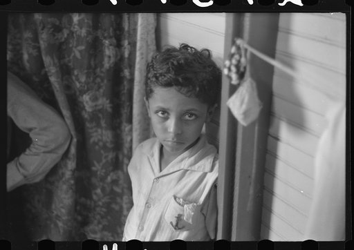 Untitled photo, possibly related to: Farmer's child in the hill country near Corozal, Puerto Rico