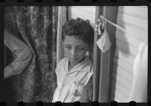 Untitled photo, possibly related to: Farmer's child in the hill country near Corozal, Puerto Rico