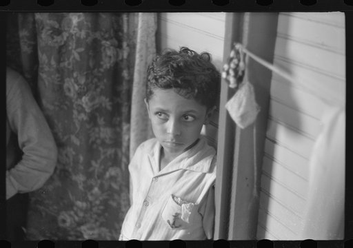 Untitled photo, possibly related to: Farmer's child in the hill country near Corozal, Puerto Rico