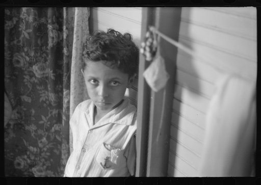 Untitled photo, possibly related to: Farmer's child in the hill country near Corozal, Puerto Rico