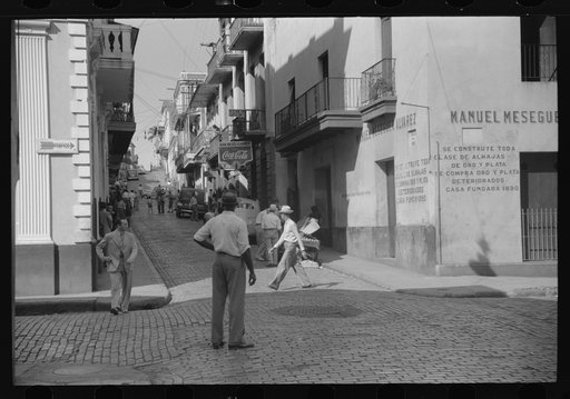 Street scene in San Juan, Puerto Rico