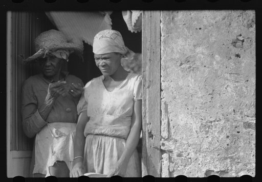 Untitled photo, possibly related to: Old woman living in one of the slum "villages" in the northwestern part of the island. St. Croix, Virgin Islands