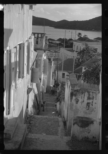 Untitled photo, possibly related to: Looking toward the harbor in Charlotte Amalie, St. Thomas, Virgin Islands