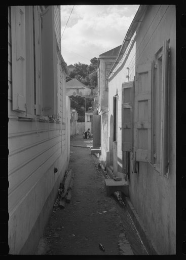 Untitled photo, possibly related to: An alleyway in Charlotte Amalie, St. Thomas, Virgin Islands