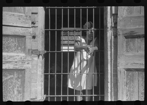 Untitled photo, possibly related to: Charlotte Amalie, St. Thomas Island, Virgin Islands. An inmate of the insane asylum at the hospital
