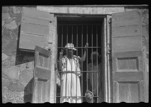 Untitled photo, possibly related to: Charlotte Amalie, St. Thomas Island, Virgin Islands. An inmate of the insane asylum at the hospital