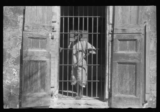 Untitled photo, possibly related to: Charlotte Amalie, St. Thomas Island, Virgin Islands. An inmate of the insane asylum at the hospital